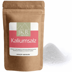 JKR Spices Kaliumsalz Mischung 1000g - Natriumarmes Salz mit Kalium & Magnesium