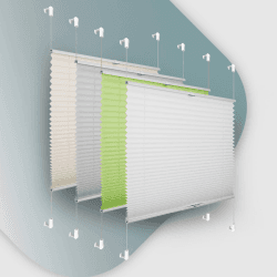 Plissee ohne Bohren Klemmfix 85x120cm Weiß Jalousie Sonnenschutz Easyfix Faltrollo