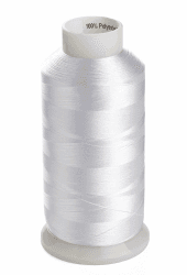 🧵🧵 Simthread 60WT Stickerei Spulen Gewinde Maschinestickgarn - Weiß, 5,500 Yards 🧵🧵