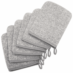 🌟 Angebot: GRBAIN Microfaser Waschlappen Kinder Frottee Waschlappen Mikrofaser Handtücher Set 6 Stücke Bunt-B 🌟