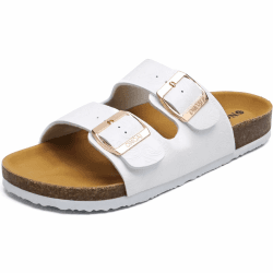 🌸 ONCAI Sandalen Damen Kork-Fußbett Pantoletten Sommer Badelatschen 🌼
