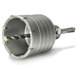 🔨🔩 S&R Hohl-Bohrkrone Set Ø 68mm mit SDS plus Adapter 110mm und Zentrierbohrer 8x110mm
