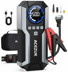 🚗 ACEZUK Starthilfe Powerbank 6000A 150PSI Kompressor Angebot 🌟