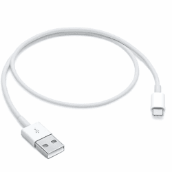 🔌📱 0.5m kurz iPhone Carplay Ladekabel USB C auf USB Kabel - Weiß 0.5m