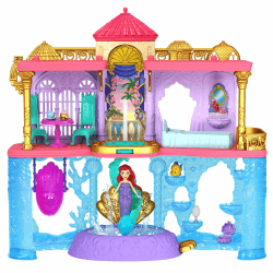 DISNEY Prinzessin Arielle - Land und Meeresschloss im Puppenhaus-Spielset 🧜‍♀️🏰