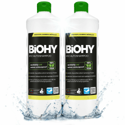 BIOHY KFZ Autoshampoo (2 x 1 Liter) | Natürliche Reinigung und Schutz für Ihr Auto 🌱