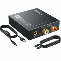 PROZOR Da Wandler Optisch auf Cinch Audio Adapter 🎧🔊