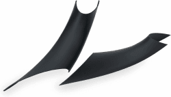 🚗 Asical 2PCS Türgriff Innen Schale Türgriffabdeckungen Schwarz