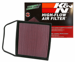 K&N 33-2367 Motorluftfilter: Hochleistung, Prämie, Abwaschbar, Ersatzfilter