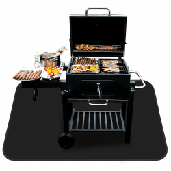 DBREAKS Feuerfeste Unterlage 165 * 122cm - Grillmatte Bodenschutz