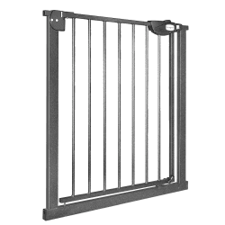 👶🚪 UISEBRT Türschutzgitter ohne Bohren - Treppenschutzgitter für Kinder 75-85cm Schwarz