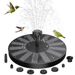 AMZtime 1.5W Solar Springbrunnen für Außen 🌻 Upgrade Solarbrunnen für Draussen