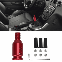 🚗 Deemars Auto Universal-Schaltknauf-Adapter, Aluminium-Legierung Schaltknauf Adapter 🚗