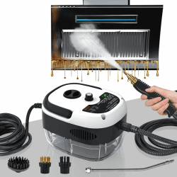 Dampfreiniger Handgerät 2500W Mehrzweck Dampfreiniger 1000ml Steam Cleaner Weiß 🌪️🧼