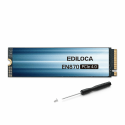 Ediloca EN870 Interne SSD 4 TB PCIe Gen4, NVMe M.2 2280 💻