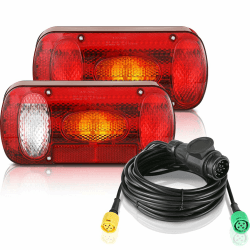 🚚 MAMIZO Rückleuchten Set für Anhänger 13 polig | 12V Anhängerbeleuchtung 🌟