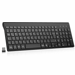 🌟Cimetech Ergonomische Kabellose Tastatur - Mini Wireless Keyboard mit Flachen Tasten🌟