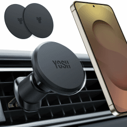 YOSH Handyhalterung Auto Magnet Lüftung Schwarz 📱