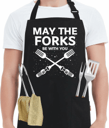 LSUO BAOFU Verstellbare Kochschürze 👨‍🍳🎁