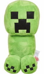 🎮 Mattel Minecraft - Creeper Plüschfigur, ca. 21 cm, weich, Geschenk zum Sammeln für Fans, Spielzeug ab 3 Jahren HBN40 Mehrfarbig 🧸