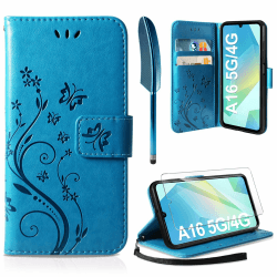 📱 AROYI Lederhülle für Samsung Galaxy A16 5G/4G - Blau 🔵