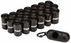 🐾 Amazon Basics Hundekotbeutel - 300 Beutel (20x15) Schwarz 🐾