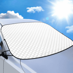 Frontscheibenabdeckung Winter, Ultra-Dick Auto Windschutzscheiben Abdeckung Sonnenblende