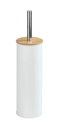 Angebot: WENKO WC-Garnitur Mod. Tortona aus Stahl und Bambus 🚽