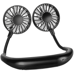 🌀 Tragbarer Nackenventilator 360° Luftstrom - Mini Ventilator zum Umhängen 🌬️