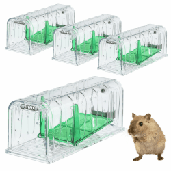 🐭🪤 4 Stück Mausefalle Lebendfalle für Maus - Effiziente und sichere Mausbekämpfung