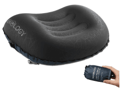TREKOLOGY Aluft 2.0 Ultraleicht Reisekissen Aufblasbar ⭐ - Camping, Wandern, Backpacking 🏕️