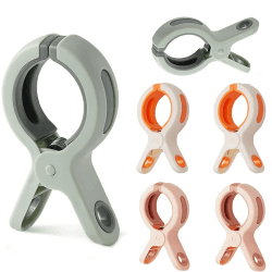 🌊👙 Carreuty 6PCS Große Klammern für Strandliegen 🌞🏖️