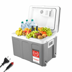 TZS First Austria elektrische Kühlbox 45 Liter mit Rollen 🌞
