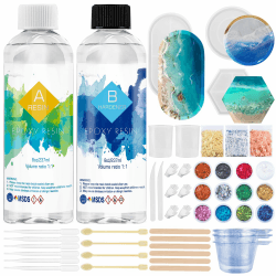 Epoxidharz Set Anfänger 474ml/16oz 🌟 DIY Schmuckherstellung Handwerk 🎨