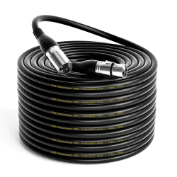 EBXYA XLR-Kabel XLR-Stecker auf Buchse Kabel 30M/100FT DMX-Kabel Mikrofonkabel 3-poliges symmetrisches XLR-Kabel 30M 1Pack 🎶🔌
