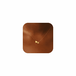 🌟 RMMD Kette Gold Silber Damen - 18K Gold/Weißgold Vergoldet Herz Goldkette mit Buchstaben Kette Damen Halskette 🌟
