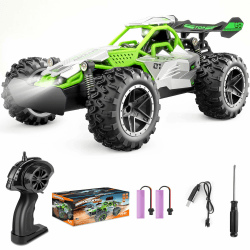 Pmgud Ferngesteuertes Auto, 2,4 GHz 1:18 Proportional 2WD 20+ km/h Hobby Offroad Monster RC Truck 🚗💨