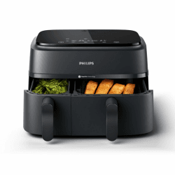 🍳🍟 Philips Airfryer Dual Basket 3000 Series, 9L, 2 Körbe - 2 Gerichte gleichzeitig! 🎉