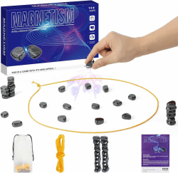 ROMANVIC Magnetisches Schachspiel 🧲👑 Tolles Spiel für Familienpartys! 🎉