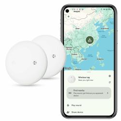 Android AirTag GPS Tracker 2-Pack - Schlüsselfinder KeyFinder für Android