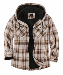 JACKETOWN Hemdjacke Kariertes Herren hoodies