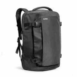 🎒 tomtoc 40L Reiserucksack: TSA Freundlich, 15,6-17 Zoll Laptop, Flug Genehmigt, Wasserabweisend - Schwarz