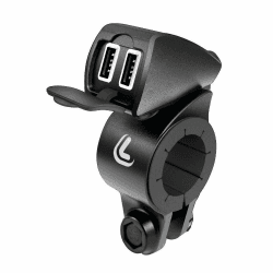🔋🚴 Lampa 38828 USB-Fix Trek Dual-USB-Ladegerät - Ultra Fast Charge - Wasserdicht