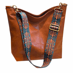 HAIWILL Umhängetasche Damen Große Crossbody Bag 🌟 Leder Hobo Bag Shopper Tasche 👜