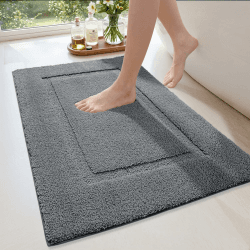 DEXI Badezimmerteppich 50 x 80 cm - Weich & Komfortabel 🛁