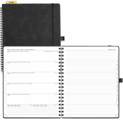 📅 POPRUN Kalender 2025 2026 Buchkalender Notizbuch 📖🖊️