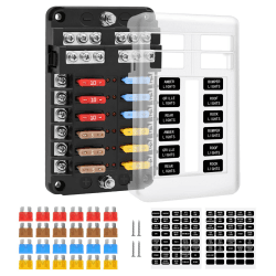 ENDARK Kfz Sicherungskasten 12V Verteilerblock mit LED-Anzeige ⚡️🚗