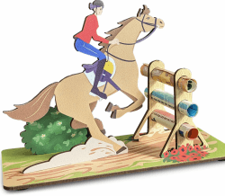 Reitsport - Pferdesport 3D-Holzkarte 🐎💌 | Geldgeschenke, Geschenkkarte Für Pferdeliebhaber