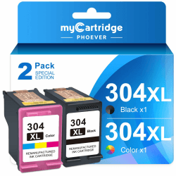🌟🖨️ MYCARTRIDGE PHOEVER 304XL 304 XL Patronen Kompatibel für HP 304 Druckerpatronen Multipack Schwarz und Farbe
