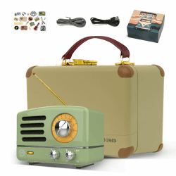 Muzen Radio mit Bluetooth Klein, OTR Metal Speaker 📻🔊